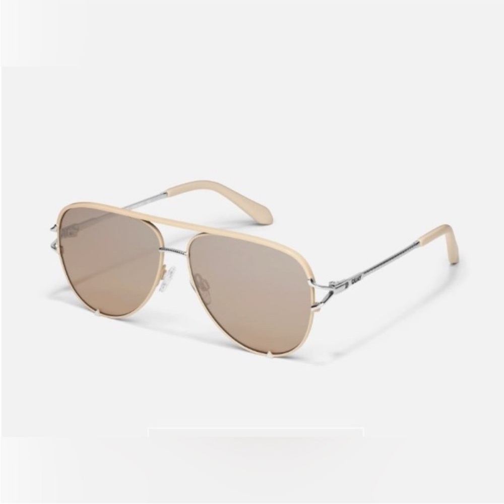Quay Australia High Key Twist Aviator Sunglasses